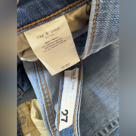 Rag & Bone Dre low rise slim boyfriend jeans Hudson size 27 - Picture 7 of 10